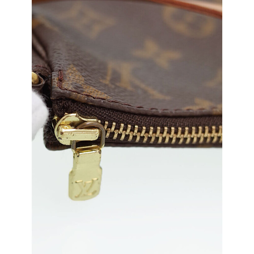 Louis Vuitton Pochette Accessory Pouch Brown Accessoires Leather Monogram - Picture 8 of 9